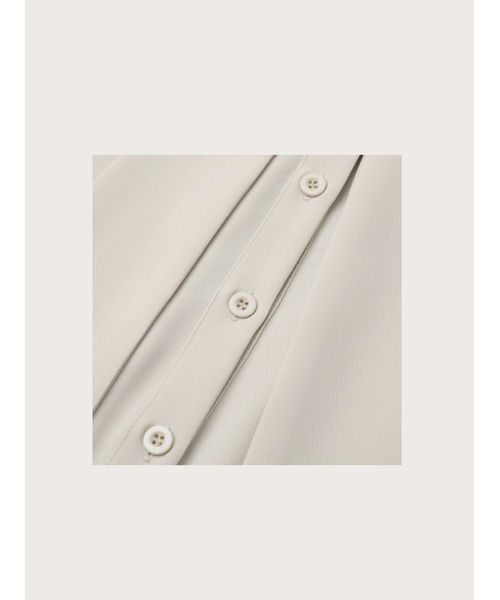 LA POMME jours(ラポミ・ジュール)の「シンプルリボンシフォンブラウス/Ribbon Classical Blouse【LA POMME jours/ラポミ・ジュール】(シャツ/ブラウス・レディース・クリーム/ダークブルー・MEDIUM/SMALL/LARGE)」の19枚目の写真