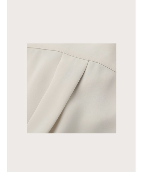 LA POMME jours(ラポミ・ジュール)の「シンプルリボンシフォンブラウス/Ribbon Classical Blouse【LA POMME jours/ラポミ・ジュール】(シャツ/ブラウス・レディース・クリーム/ダークブルー・MEDIUM/SMALL/LARGE)」の3枚目の写真