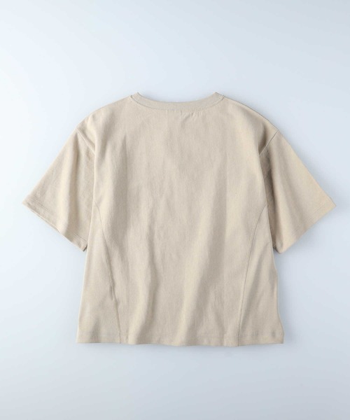 Champion（チャンピオン）の「【Champion】フロント刺繍Ｔシャツ（Tシャツ/カットソー・レディース・ホワイト/ベージュ・M/L）」の6枚目の写真