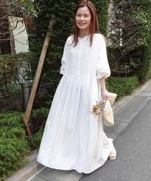 CORNERS | ギャザーシャツワンピース(シャツワンピース)