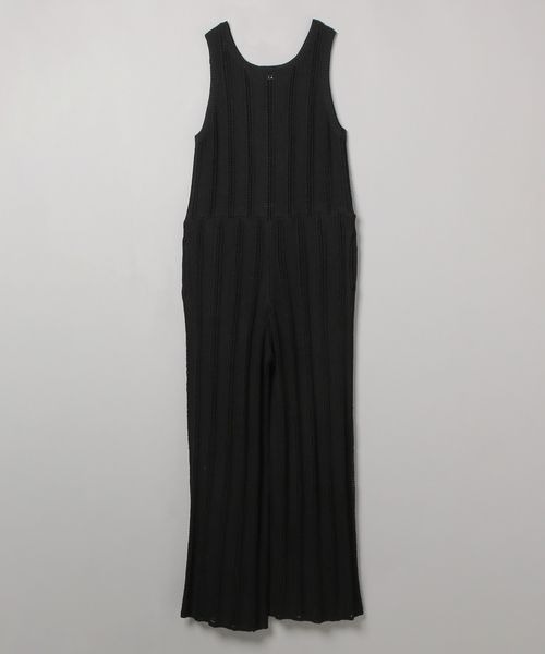 JEANASIS（ジーナシス）の「ビスコーススカシニットサロペ/195788（サロペット/オーバーオール・レディース・ブラック/ベージュ/ライム・SMALL/MEDIUM）」の10枚目の写真