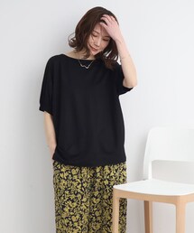 ◆【接触冷感/体型カバー】 シューアイス カノコ ドルマントップス