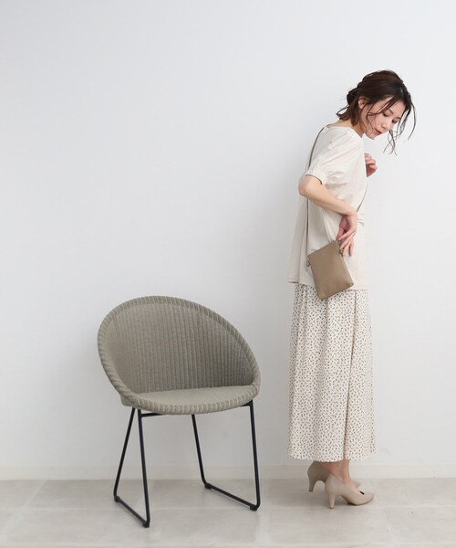 SHOO・LA・RUE（シューラルー）の「◆【接触冷感/体型カバー】 シューアイス カノコ ドルマントップス（Tシャツ/カットソー・レディース・イエロー/ピンク系/オフホワイト/カーキ/ライトブルー/ブラック・00）」の9枚目の写真