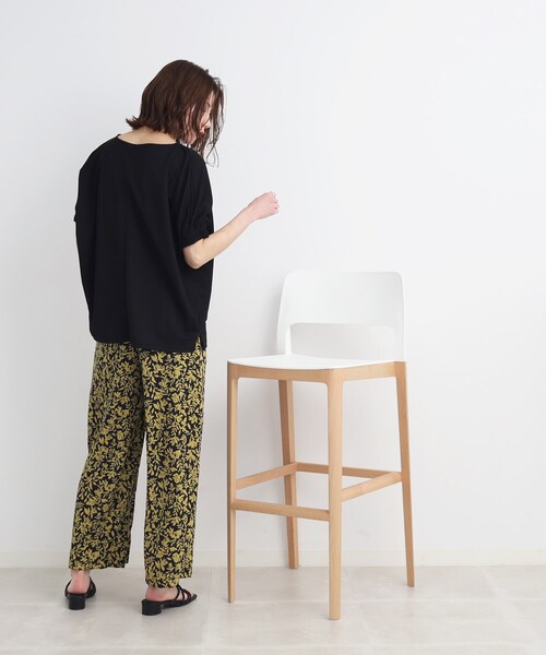 SHOO・LA・RUE（シューラルー）の「◆【接触冷感/体型カバー】 シューアイス カノコ ドルマントップス（Tシャツ/カットソー・レディース・イエロー/ピンク系/オフホワイト/カーキ/ライトブルー/ブラック・00）」の14枚目の写真