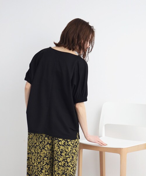 SHOO・LA・RUE（シューラルー）の「◆【接触冷感/体型カバー】 シューアイス カノコ ドルマントップス（Tシャツ/カットソー・レディース・イエロー/ピンク系/オフホワイト/カーキ/ライトブルー/ブラック・00）」の18枚目の写真