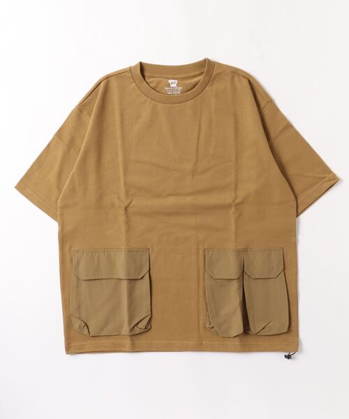 GRIP SWANY(グリップスワニー)の「GRIPSWANY キャンプポケットティ 4.0 GSC-56(Tシャツ/カットソー・メンズ・ホワイト×カーキブラウン/オリーブ/スミクロ/ブラウン・M/L/XL)」の17枚目の写真