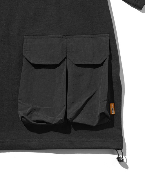 GRIP SWANY(グリップスワニー)の「GRIPSWANY キャンプポケットティ 4.0 GSC-56(Tシャツ/カットソー・メンズ・ホワイト×カーキブラウン/オリーブ/スミクロ/ブラウン・M/L/XL)」の10枚目の写真