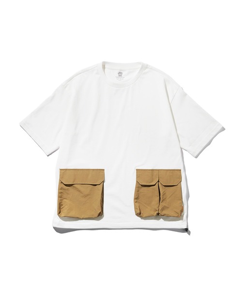 GRIP SWANY(グリップスワニー)の「GRIPSWANY キャンプポケットティ 4.0 GSC-56(Tシャツ/カットソー・メンズ・ホワイト×カーキブラウン/オリーブ/スミクロ/ブラウン・M/L/XL)」の19枚目の写真