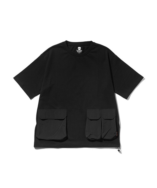GRIP SWANY(グリップスワニー)の「GRIPSWANY キャンプポケットティ 4.0 GSC-56(Tシャツ/カットソー・メンズ・ホワイト×カーキブラウン/オリーブ/スミクロ/ブラウン・M/L/XL)」の20枚目の写真