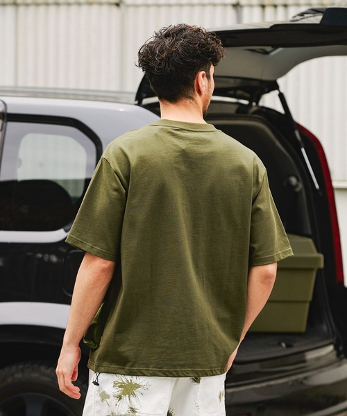 GRIP SWANY(グリップスワニー)の「GRIPSWANY キャンプポケットティ 4.0 GSC-56(Tシャツ/カットソー・メンズ・ホワイト×カーキブラウン/オリーブ/スミクロ/ブラウン・M/L/XL)」の6枚目の写真