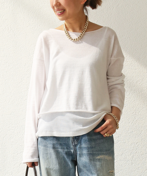 Dainty プルオーバー（ニット/セーター）｜Deuxieme Classe