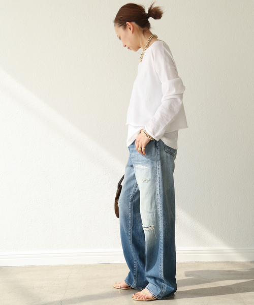Deuxieme Classe Dainty プルオーバー　ホワイト Dainty プルオーバー（ニット/セーター）｜Deuxieme Classe