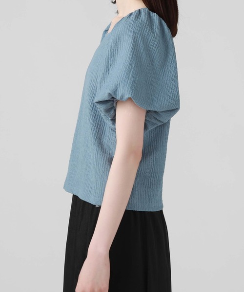 archives(アルシーヴ)の「バルーンポコポコカットTOPS(Tシャツ/カットソー・レディース・ブルー/オフホワイト/ブラック/ミント・MEDIUM)」の19枚目の写真