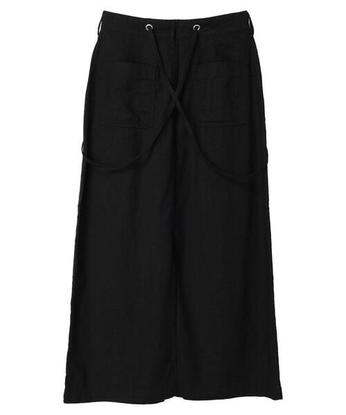 CRAFT STANDARD BOUTIQUE（クラフトスタンダードブティック）の「麻混2WAYサロペットスカート（スカート・レディース・ブラック・M/L）」の16枚目の写真