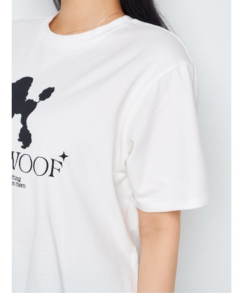 Darich(ダーリッチ)の「アニマルシルエットTシャツ(Tシャツ/カットソー・レディース・ホワイト/ピンク/サックスブルー・FREE)」の11枚目の写真