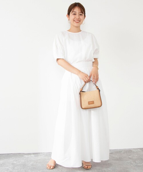 NOLLEY’S（ノーリーズ）の「《セットアップ対応》ポコポコサッカーブラウス（シャツ/ブラウス・レディース・ブラック/グレー系その他2/オフホワイト/イエロー系その他4・38）」の14枚目の写真