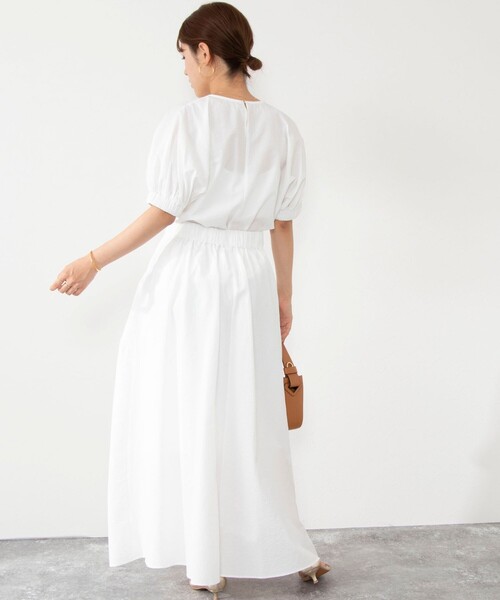 NOLLEY’S（ノーリーズ）の「《セットアップ対応》ポコポコサッカーブラウス（シャツ/ブラウス・レディース・ブラック/グレー系その他2/オフホワイト/イエロー系その他4・38）」の17枚目の写真