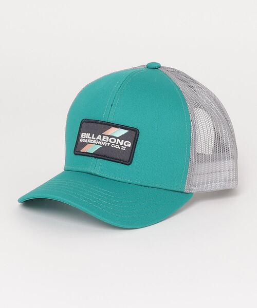 BILLABONG(ビラボン)の「BILLABONG キッズ WALLED TRUCKER キャップ 【2023年夏モデル】/ビラボンキッズ帽子(キャップ・キッズ・グレー/グリーン系その他・FREE)」の1枚目の写真