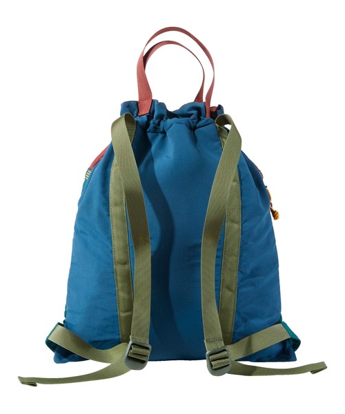 L.L.Bean(エルエルビーン)の「マウンテン・クラシック・ドローストリング・パック、マルチ(バックパック/リュック・レディース・グリーン系その他/ブルー系その他・ONE SIZE)」の6枚目の写真