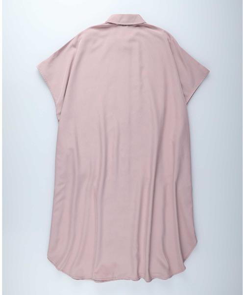 Right-on（ライトオン）の「【HONEYSUCKLE ROSE】サラサラ冷感シャツワンピ（シャツワンピース・レディース・ピンク/ブラック/オフホワイト・L/M）」の17枚目の写真