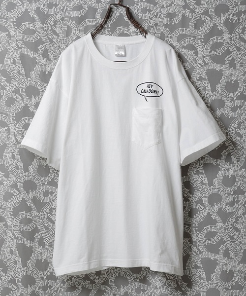 NUMBER (N)INE(ナンバーナイン)の「HEY CALM DOWN! POCKET T-SHIRT(Tシャツ/カットソー・メンズ・ブラック/ホワイト・2/3/4)」の17枚目の写真
