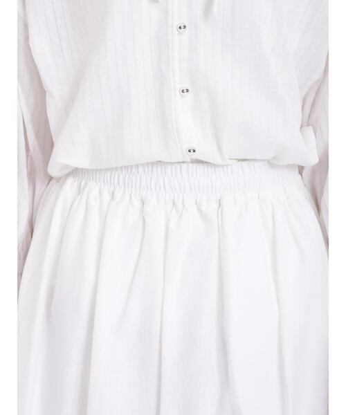 Samansa Mos2（サマンサ モスモス）の「【Lace collection】ティアードレーススカート（スカート・レディース・オフホワイト/ブラック・F）」の6枚目の写真