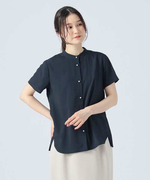 BEAMSHEART/バックプリーツブラウス