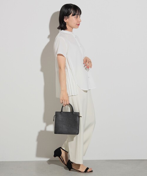 BEAMSHEART/バックプリーツブラウス