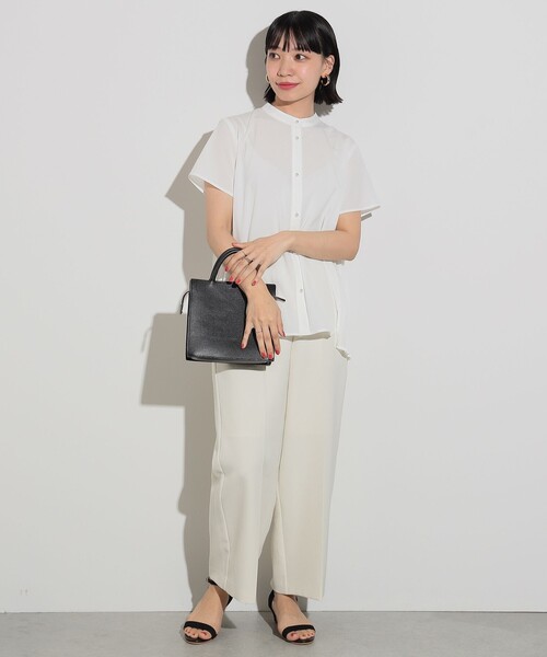 BEAMSHEART/バックプリーツブラウス