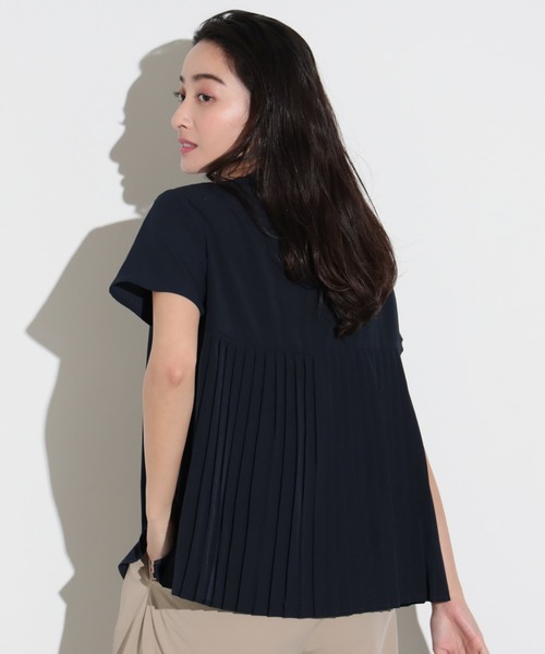 BEAMS HEART（ビームスハート）の「バックプリーツ ブラウス（シャツ/ブラウス・レディース・オフホワイト/ネイビー/ブルー・FREE）」の8枚目の写真