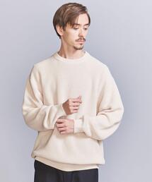 BEAUTY&YOUTH UNITED ARROWS | クリスプ アゼ フォルム クルーネック ニット ‐ウォッシャブル‐(ニット/セーター)