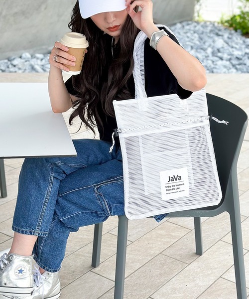 小物 java セール】《JAVAジャバ 別注》お洒落度アップ。シアーメッシュ