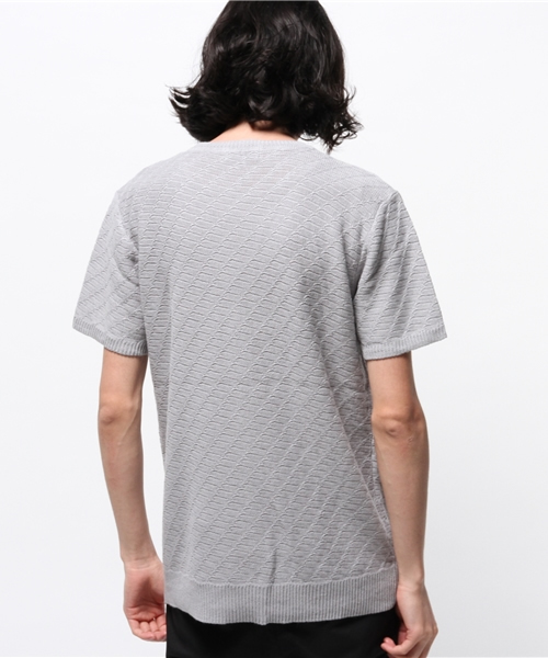 HARE（ハレ）の「リンクスアミニットプルオーバー(HARE)（ニット/セーター・メンズ・カーキ/オフホワイト/ブラック/グレー・SMALL/LARGE/MEDIUM）」の17枚目の写真