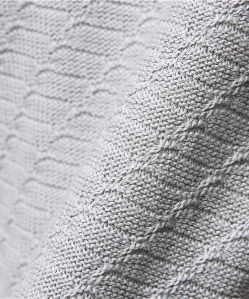 HARE（ハレ）の「リンクスアミニットプルオーバー(HARE)（ニット/セーター・メンズ・カーキ/オフホワイト/ブラック/グレー・SMALL/LARGE/MEDIUM）」の14枚目の写真