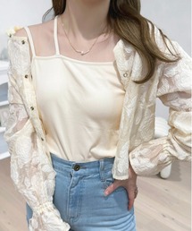 カップ付きアシメキャミインナー【ZOZOTOWN限定アイテム】