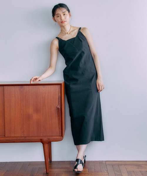 PUBLIC TOKYO（パブリックトウキョウ）の「【三重県産】チュールレイヤードマルチウェイセットワンピ（ワンピース・レディース・ブラック/グリーン・FREE）」の4枚目の写真