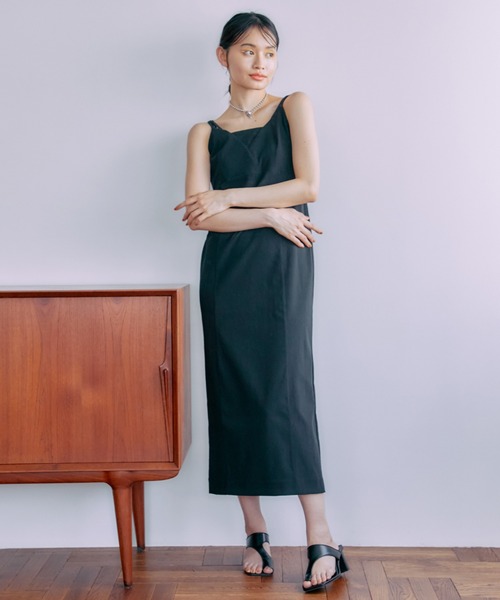 PUBLIC TOKYO（パブリックトウキョウ）の「【三重県産】チュールレイヤードマルチウェイセットワンピ（ワンピース・レディース・ブラック/グリーン・FREE）」の8枚目の写真