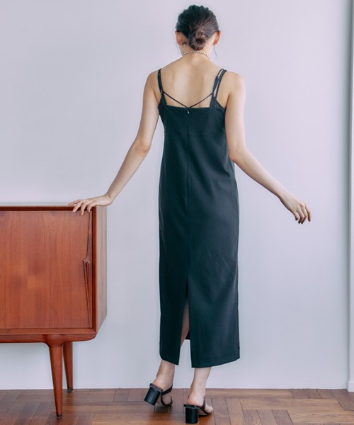 PUBLIC TOKYO（パブリックトウキョウ）の「【三重県産】チュールレイヤードマルチウェイセットワンピ（ワンピース・レディース・ブラック/グリーン・FREE）」の13枚目の写真