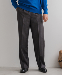 EDIFICE | 【Loro Piana Fabric】パイプドステム ストレートパンツ(スラックス)