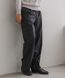 EDIFICE | 【Loro Piana Fabric】パイプドステム ストレートパンツ(スラックス)