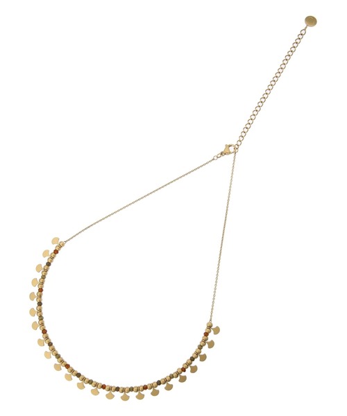ALEXIA STAM（アリシアスタン）の「Fan-Shaped Beads Necklace / ファンシェイプネックレス（ネックレス・レディース・ゴールド・FREE）」の7枚目の写真