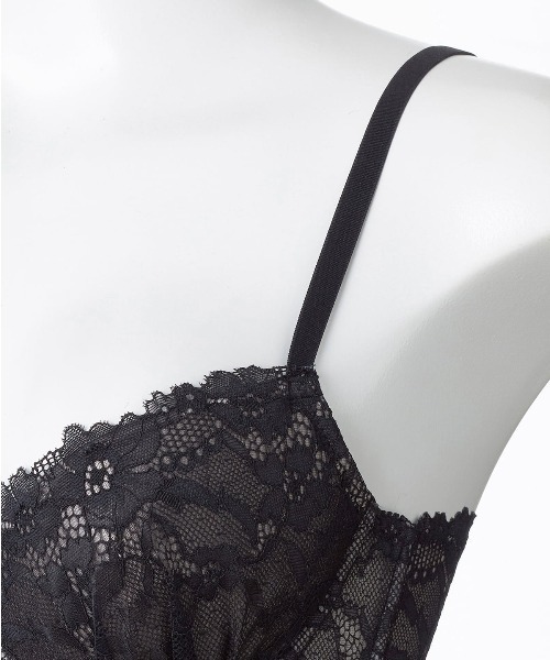 tutuanna（チュチュアンナ）の「ブラジャーショーツセット総レースブラ&ショーツセット(Fカップ)（ブラ&ショーツ・レディース・ブラウン系その他/グリーン/ライトピンク/ブラック・F70/F80/F75/F65）」の6枚目の写真