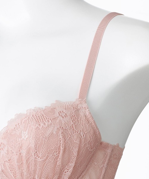 tutuanna（チュチュアンナ）の「ブラジャーショーツセット総レースブラ&ショーツセット(Fカップ)（ブラ&ショーツ・レディース・ブラウン系その他/グリーン/ライトピンク/ブラック・F70/F80/F75/F65）」の16枚目の写真