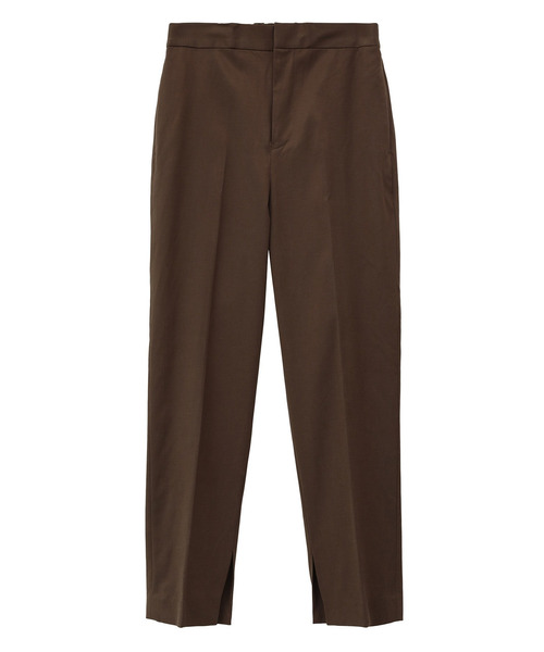 1er Arrondissement(プルミエアロンディスモン)の「キュプラコットンサテンスリットパンツ(その他パンツ・レディース・カーキ/ブラック・38/36/34)」の20枚目の写真