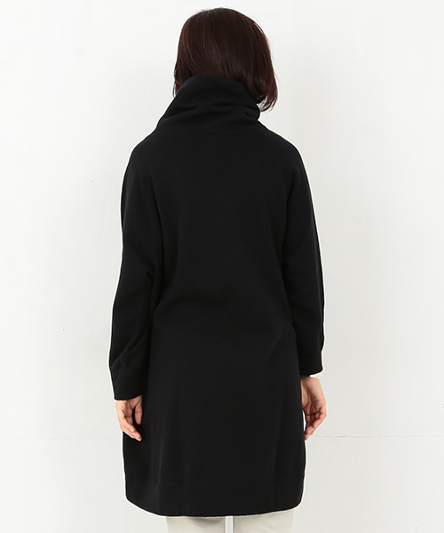 BEAMS BOY（ビームスボーイ）の「BEAMS BOY / スウェットタートルワンピース 15FW（ワンピース・レディース・ナチュラル/グレー/ブラック・ONE SIZE）」の22枚目の写真