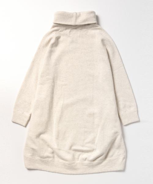 BEAMS BOY（ビームスボーイ）の「BEAMS BOY / スウェットタートルワンピース 15FW（ワンピース・レディース・ナチュラル/グレー/ブラック・ONE SIZE）」の10枚目の写真