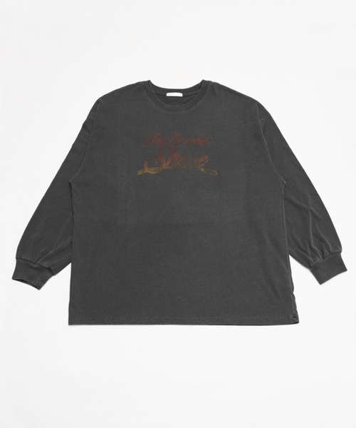 ARCHIVER(アーカイバ)の「【Bz】グラデーションロゴプリントユニセックスBIGロンT/プリント長袖Tシャツ(RZ)(Tシャツ/カットソー・メンズ・オフホワイト/ブラック系その他/ブラック・FREE)」の10枚目の写真