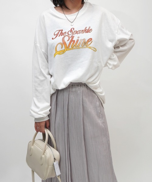 ARCHIVER(アーカイバ)の「【Bz】グラデーションロゴプリントユニセックスBIGロンT/プリント長袖Tシャツ(RZ)(Tシャツ/カットソー・メンズ・オフホワイト/ブラック系その他/ブラック・FREE)」の20枚目の写真