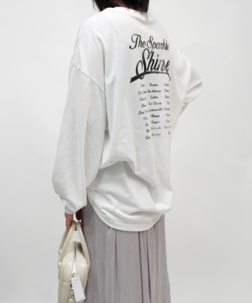 ARCHIVER(アーカイバ)の「【Bz】グラデーションロゴプリントユニセックスBIGロンT/プリント長袖Tシャツ(RZ)(Tシャツ/カットソー・メンズ・オフホワイト/ブラック系その他/ブラック・FREE)」の22枚目の写真