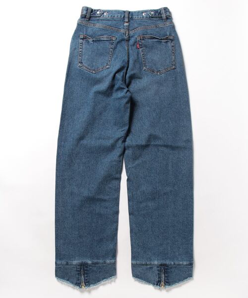 cepo(セポ)の「バックジップレギュラーストレート <立体裁断>(デニムパンツ・レディース・ブラック/ブルー系1・S/M/L)」の3枚目の写真
